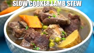 Slow Cooker Lamb Stew  Sweet and Savory Meals [upl. by Yelda]