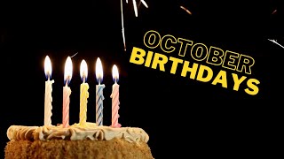 Celebrity Birthdays in October Discover Who Shares Your Birth Month [upl. by Waddle]