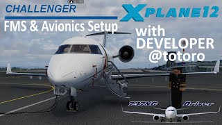 HOTSTART CHALLENGER 650  FMS and Avionics Setup WITH DEVELOPER Totoro  Real Airline Pilot [upl. by Eiramassenav]