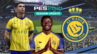 AL NASSR Sadio Mane bicycle kick PES 2021 SEASON UPDATE [upl. by Hax]