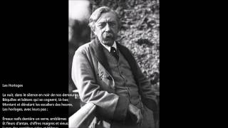 Emile Verhaeren Les Horloges [upl. by Mientao]