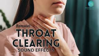 THROAT CLEARING Sound Effects  Free to use [upl. by Melan999]