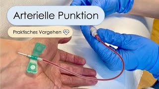 Arterielle Punktion  Schritt für Schritt Allen Test arterielle BGA Aradialis Tipps und Tricks [upl. by Hamid]