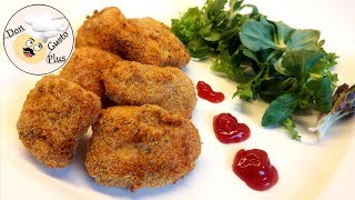 Pollo frito chicken nuggets  Freidora de aire  freidora sin aceite airfryer  Receta [upl. by Daven282]