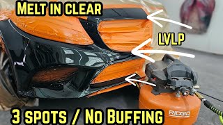 DIY clear coat spot blending step by step tutorial LVLP mobile set up [upl. by Everett653]