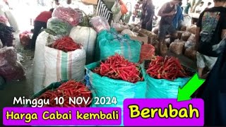 Harga sayur dan bawang serta cabai hari ini sedikit naik dipasar induk Sukomoro nganjuk [upl. by Torry16]