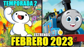 PRÓXIMAS PELÍCULAS ANIMADAS Y CARICATURAS QUE SE ESTRENAN EN FEBRERO 2023 [upl. by Namreg]