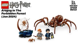 LEGO Harry Potter  Aragog In The Forbidden Forest  76434 Speed Build 60fps [upl. by Akessej]