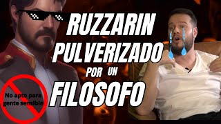 Profesor en Filosofía DESENMASCARA a Ruzzarin IMPERDIBLE [upl. by Ailugram708]