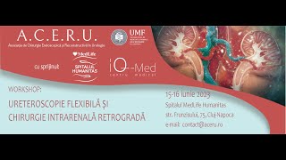 Workshop de ureteroscopie flexibilă și chirurgie intrarenală retrogradă 2023 [upl. by Cowley]