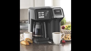 How To Use The Hamilton Beach Flexbrew 2Way Coffee Maker [upl. by Ykcim130]