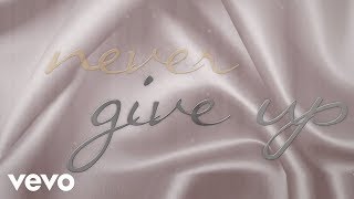 Whitney Houston  Never Give Up Official Lyric Video [upl. by Artimid]