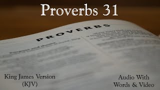 Proverbs 31  Holy Bible  King James Version KJV Audio Bible With Video [upl. by Rehpoitsirhc]