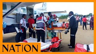 8 Kenyatta University road crash survivors flown to Nairobi [upl. by Constance]