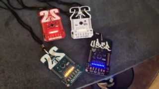 DEFCON 22 Badge Interaction over infrared [upl. by Htiffirg]