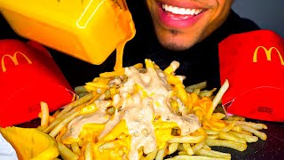 ASMR MCDONALDS MUKBANG ANIMAL STYLE FRIES  EXTRA CHEESY  EATING SHOW  TALKING REVIEW MESSY [upl. by Hermann]