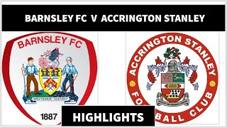 Barnsley fc v Accrington Stanley fc highlights barnsleyfc accrington football [upl. by Haelahk]