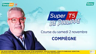 LE PRONO DU SUPER TOP 5 R1C6  02112024  A COMPIÈGNE [upl. by Etiam94]