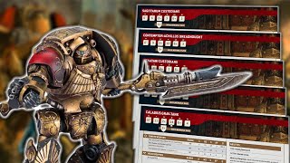 ALL CUSTODES FORGEWORLD DATASHEETS amp POINTS  Warhammer 40K 10th Edition [upl. by Atiuqrahs355]