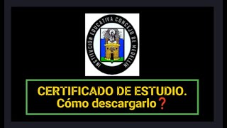 IECM  DESCARGAR CERTIFICADO DE ESTUDIOS [upl. by Jori]