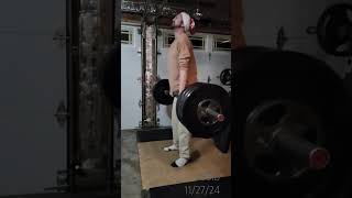 285lb Lift PR Woo 🤩🤩👍💪 Deadlift Lifting weightlifting weighttraining WeLiftAtMidnight Daily [upl. by Ewold]