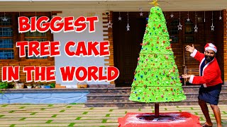 Biggest Christmas Tree Cake In The World  ക്രിസ്മസ് ട്രീ കേക്ക് കഴിച്ചിട്ടുണ്ടോ  M4 Tech [upl. by Radec]