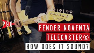 Fender Noventa Telecaster  How does it Sound [upl. by Afrika737]