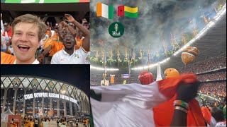 Africa Cup MADNESS Ivory Coast wins CAN 2024 opener at Stade d’Ebimpé  AFCON Côte d’Ivoire vlog [upl. by Aihsot847]