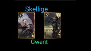 Draw skellige warriors vs NR mage shieldwall ProRank Gwent Card Game 2410062303 [upl. by Acinnod]