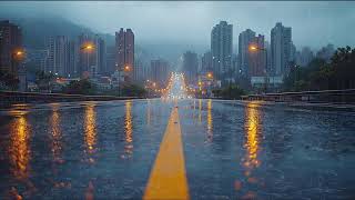 🔴Comfortable Rain Brings Deep Sleep Relax by Listening to the Sound of Rain on the Edge of the City [upl. by Alet]