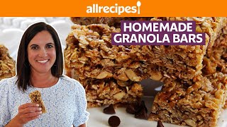 How to Make Homemade Granola Bars  Get Cookin’  Allrecipes [upl. by Eihctir]