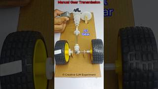 Manual Gear Transmission • Dc Motor  dcmotor tech youtubeshorts dcmotorproject [upl. by Zabrina]