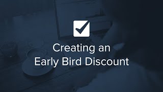 Creating an Early Bird Discount  Checkfronts 2 Minute CheckUps [upl. by Edlyn]