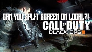 CAN YOU SPLIT SCREEN ON LOCALPLAY LOCAL BO3 OLD GEN PS3 amp Xbox 360 [upl. by Anahsed]