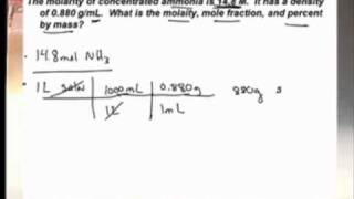 AP Chem Solutions1 Concentration Units 22 [upl. by Feucht]