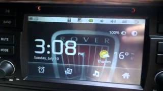 Rover 75 MG ZT Head Unit ANDROID Operating System Internet Computer [upl. by Aitahs]