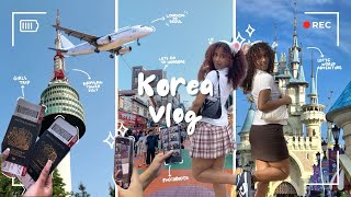 Korea Vlog  flying to seoul room tour sightseeing mukbang lotte world [upl. by Vincenta]