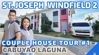 St Joseph Windfield Cabuyao Phase 2 Briza Model  Couple House Tour 1 [upl. by Kylie]