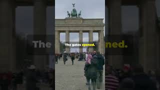 The Fall of the Berlin Wall 1989  The Berlin Wall Fall  Old footage of the historic event [upl. by Swehttam374]