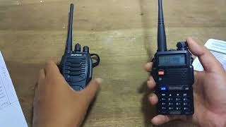 SETTING HT BAOFENG UV5R DUAL BAND DENGAN BF888S SINGLE BAND UHF [upl. by Cedell]