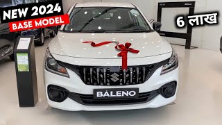 Maruti Baleno 2024 Model  2024 Baleno Base Model Price Specification Full Details Review [upl. by Batty]