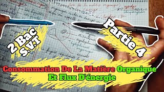 🔥🔥 Consommation De La Matière Organique Et Flux dénergie 🔻 Partie 4 🔻 2 Bac BIOF SVT 🔻1èr chapitre🔻 [upl. by Dalpe750]