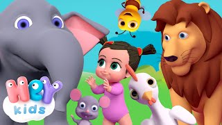 Sonidos de Animales para Niños  canción de animales  HeyKids  Canciones infantiles [upl. by Ma]