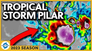 Tropical storm Pilar will cause flooding in El Salvador Honduras Nicaragua and Costa Rica [upl. by Crissy621]