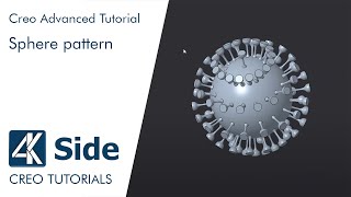 Creo Advanced tutorial Sphere pattern [upl. by Eemyaj284]