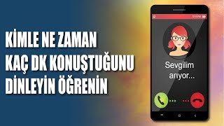 KONUŞMALARI DİNLEME VE KAYDETME 100 ÇALIŞIYOR [upl. by Ancalin]