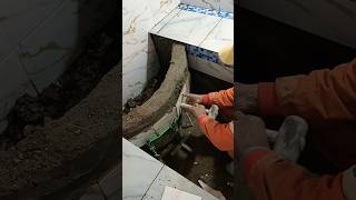 The best way to install ceramic tiles in the bathroom water tank yourselfceramic tiles shorts [upl. by Marianne]