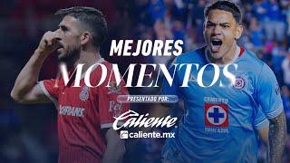 MEJORES MOMENTOS LIGA BBVA MX J13  GOLEADA en el CLÁSICO de la 57 CRUZ AZUL y TOLUCA IMPARABLES [upl. by Dahle]