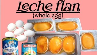 LECHE FLAN  WHOLE EGG LECHE FLAN [upl. by Sewell627]