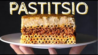 Pastitsio Greek Baked Pasta  Greek Pastitsio  Pastitsio Recipe  Pastiçe [upl. by Hegarty]